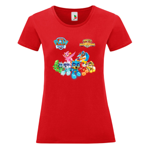 Цветна дамска тениска- Пес Патрул