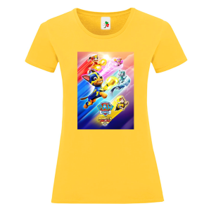 Цветна дамска тениска- Пес Патрул