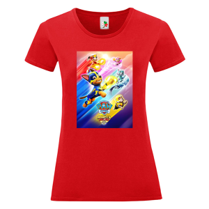 Цветна дамска тениска- Пес Патрул