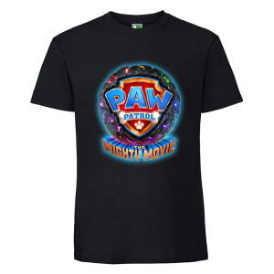 Черна мъжка тениска- Пес Патрул