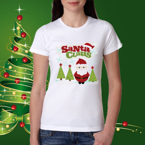 Дамска коледна тениска