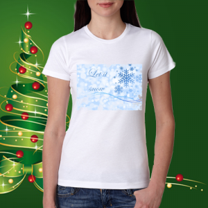 Дамска коледна тениска