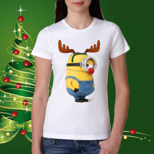 Дамска коледна тениска