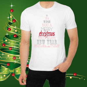 Мъжка коледна тениска
