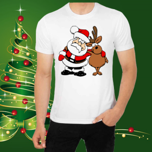 Мъжка коледна тениска
