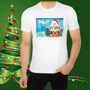 Мъжка коледна тениска