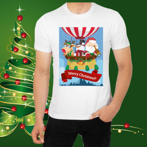 Мъжка коледна тениска