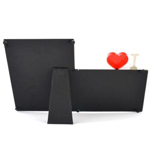 Рамка за снимки 2 в 1 - черна