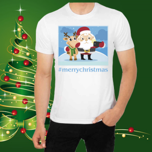 Мъжка коледна тениска