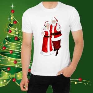 Мъжка коледна тениска