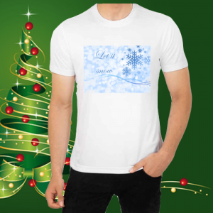 Мъжка коледна тениска