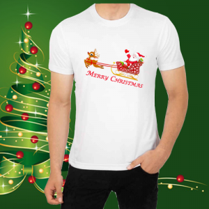 Мъжка коледна тениска