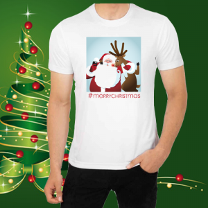 Мъжка коледна тениска