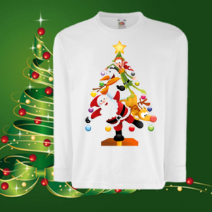 Детска коледна блуза Елха