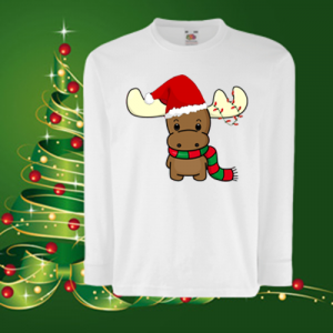 Детска коледна блуза Еленче