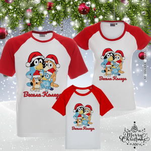 Комплект коледни тениски- Блуи