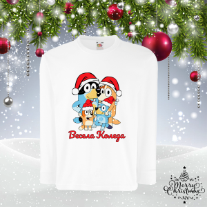 Детска коледна блуза- Блуи