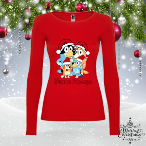 Забавна коледна блуза- Блуи