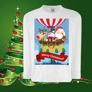 Детска коледна блуза Балон