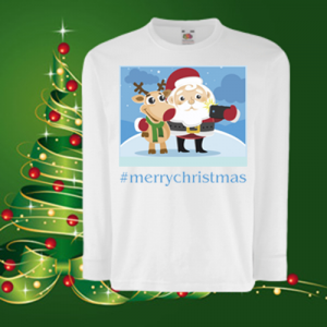 Детска коледна блуза #merrychristmas