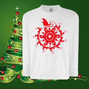 Детска коледна блуза Santa Claus is coming