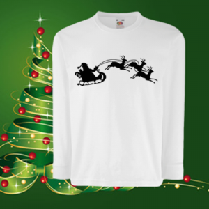 Детска коледна блуза Шейната на Дядо Коледа