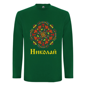 Цветна мъжка блуза- Николай и шевица