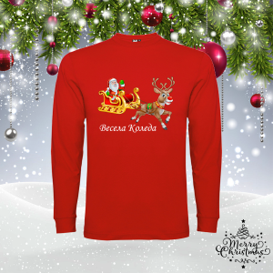 Мъжка коледна блуза- Дядо Коледа