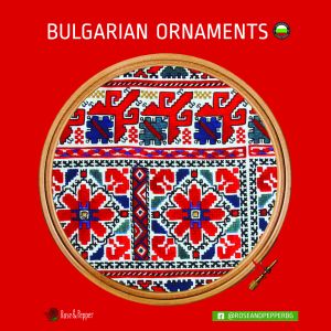 Шал- 85-85см.  с мотиви на шевици от шифон - Живка