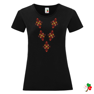 Черна дамска тениска - Лазарки