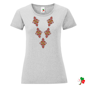 Цветни дамски тениски с народни мотиви- Лазарки