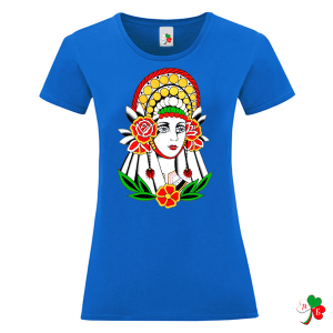 Цветни дамски тениски с народни мотиви.