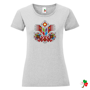 Цветни дамски тениски с народни мотиви- Дървото на живота