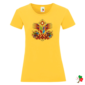 Цветни дамски тениски с народни мотиви- Дървото на живота