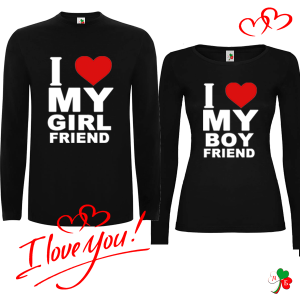 Комплект цветни блузи- I LOVE