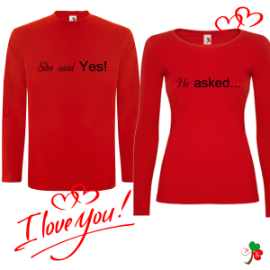 Комплект цветни блузи- She said yes