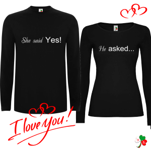 Комплект цветни блузи- She said yes