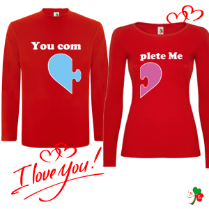 Комплект цветни блузи- You complete me