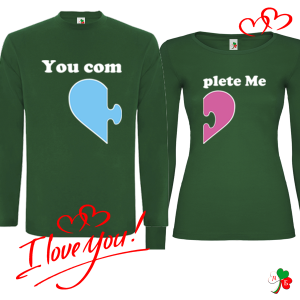 Комплект цветни блузи- You complete me