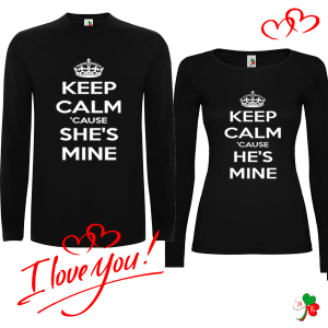 Комплект цветни блузи- Keep calm