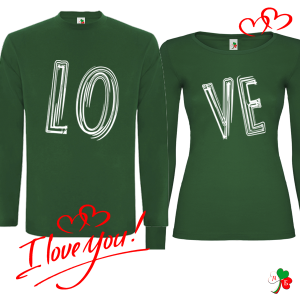 Комплект цветни блузи- Love