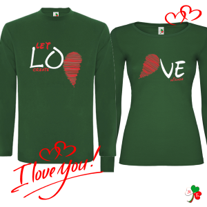 Комплект цветни блузи- LoVe