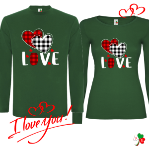 Комплект цветни блузи- Love