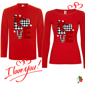 Комплект цветни блузи- Love