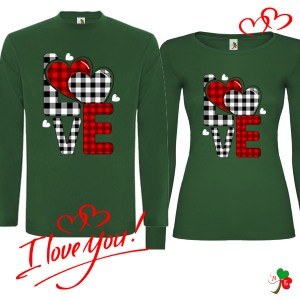 Комплект цветни блузи- Love