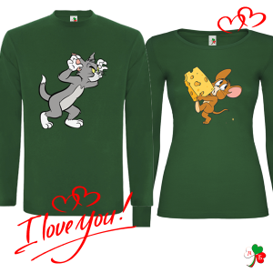 Комплект цветни блузи- Том и Джери