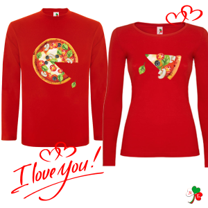 Комплект цветни блузи- Пица