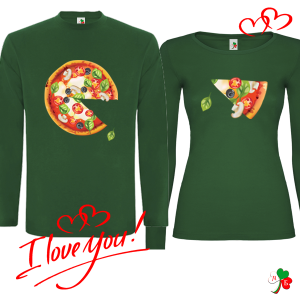 Комплект цветни блузи- Пица