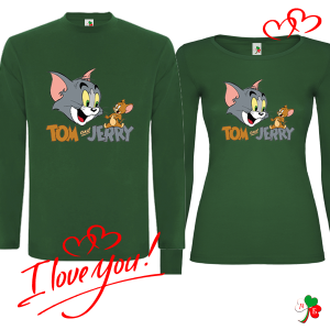 Комплект цветни блузи- Том и Джери