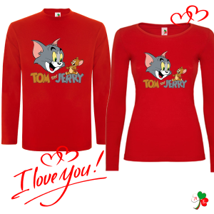 Комплект цветни блузи- Том и Джери